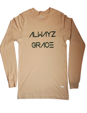 Alwayz Grace Long Sleeve Tee - Sand Dune Tan