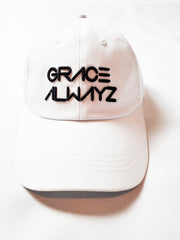 Alwayz Grace Signature Dad Hat - White