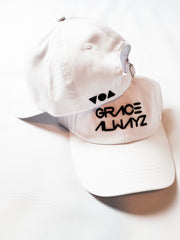 Alwayz Grace Signature Dad Hat - White