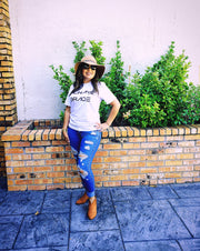 Alwayz Grace Signature Tee - White