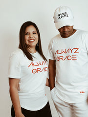 Alwayz Grace Scallop Tee - Infinity White