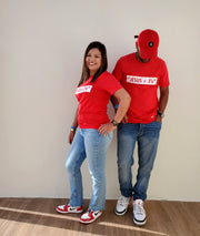 Jesus + J's Cherry Red Tee
