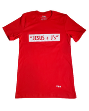 Jesus + J's Cherry Red Tee
